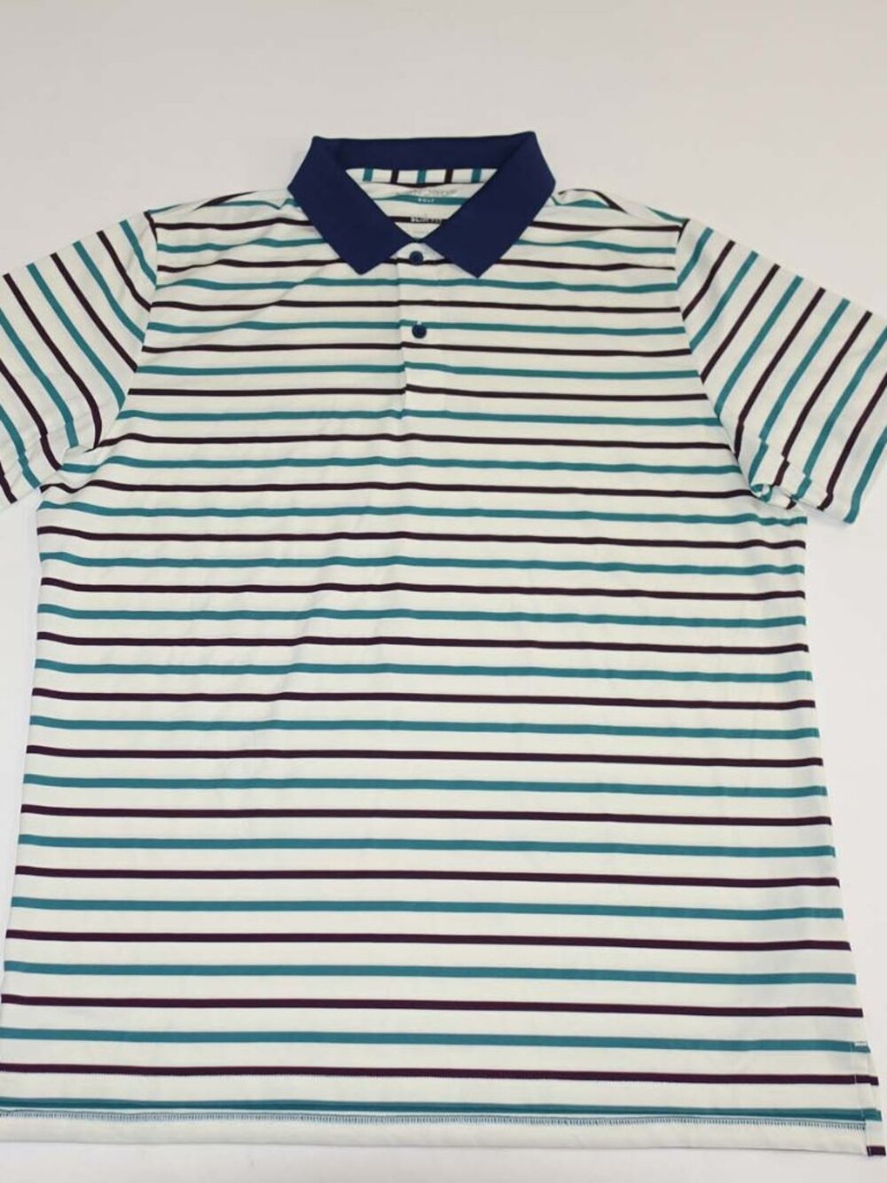 Bonobos Men's Slim Fit Golf Polo Shirt Size Large Short Sleeves Striped L